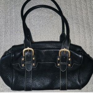Dooney & Bourke Pebbled Leather Handbag in black